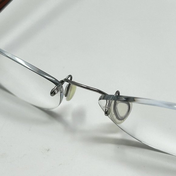 LINDBERG SPIRIT TITANIUM Eyeglasses Rimless Frame Striped Brown K50 Col. K31 - Picture 14 of 16